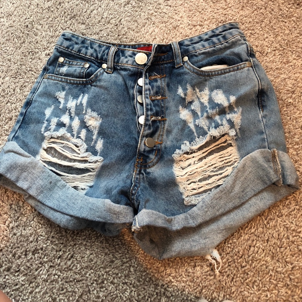 signature 8 denim shorts